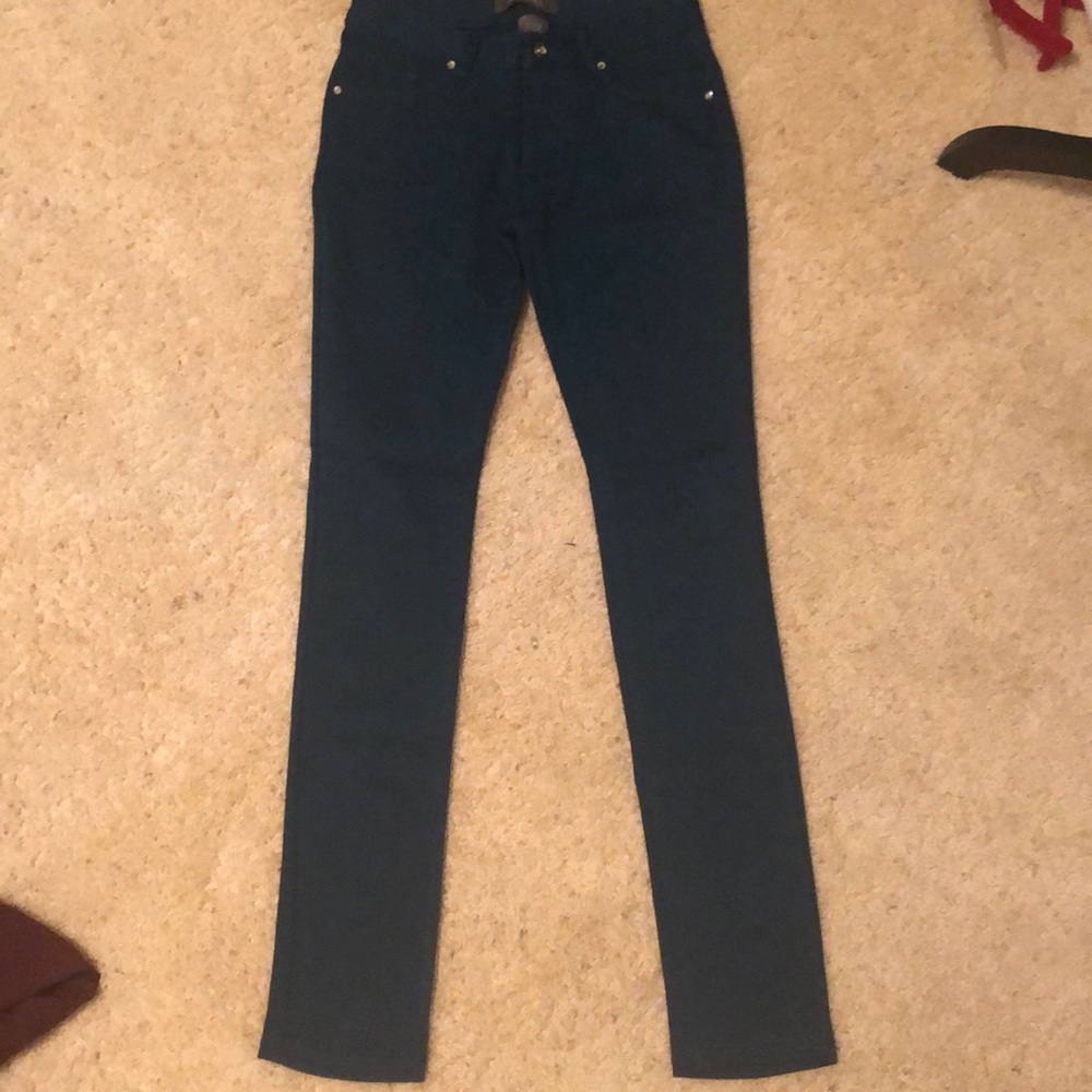Soho girls dark teal jeggings NWOT size large